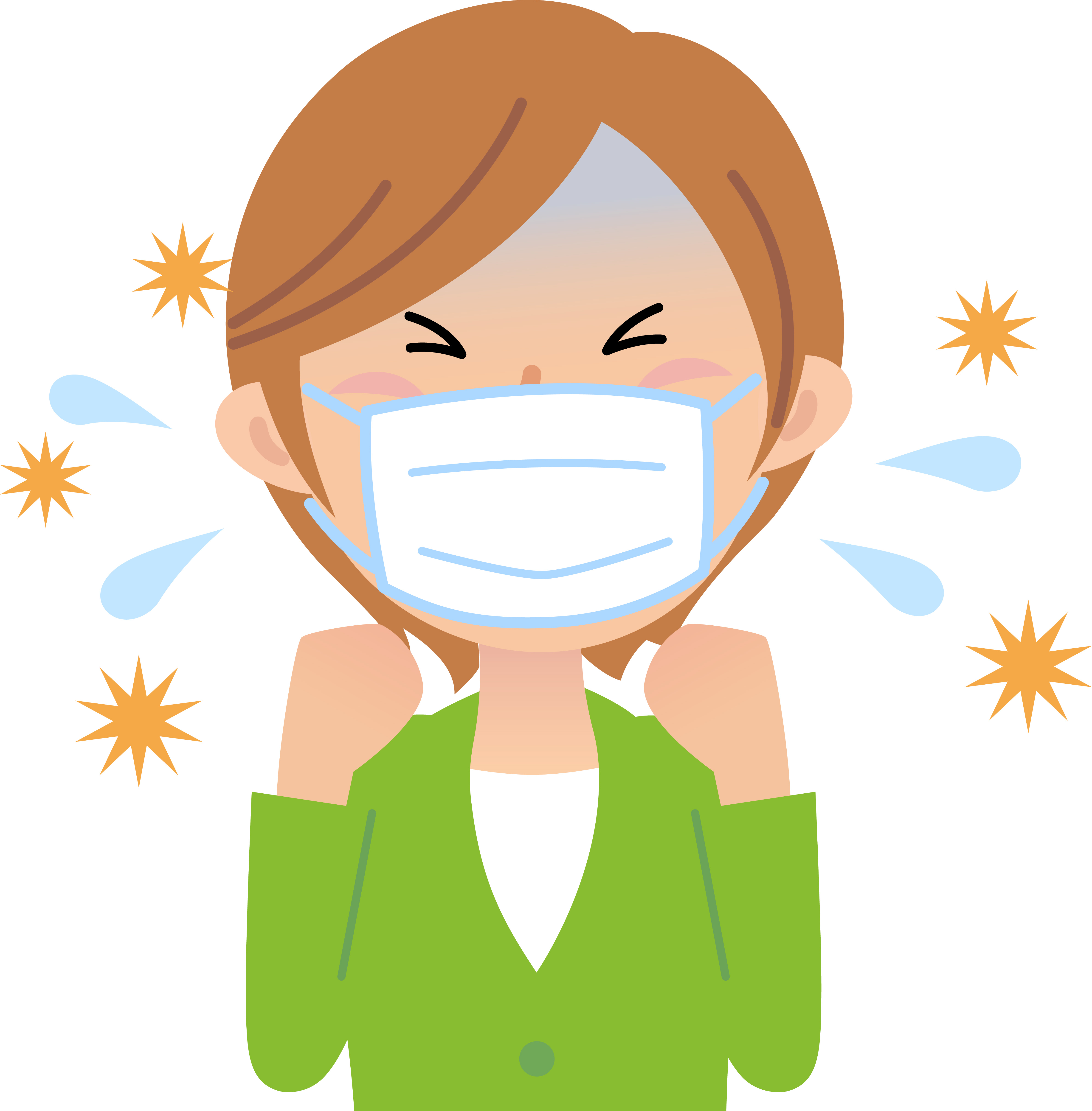 かぜに罹った時に、鼻腔の細菌量は増加する