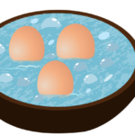 卵アレルギー予防には、ゆで卵による導入と湿疹治療の同時介入を要する