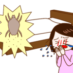 ダニが気管支喘息の悪化原因になっていることを報告した初論文