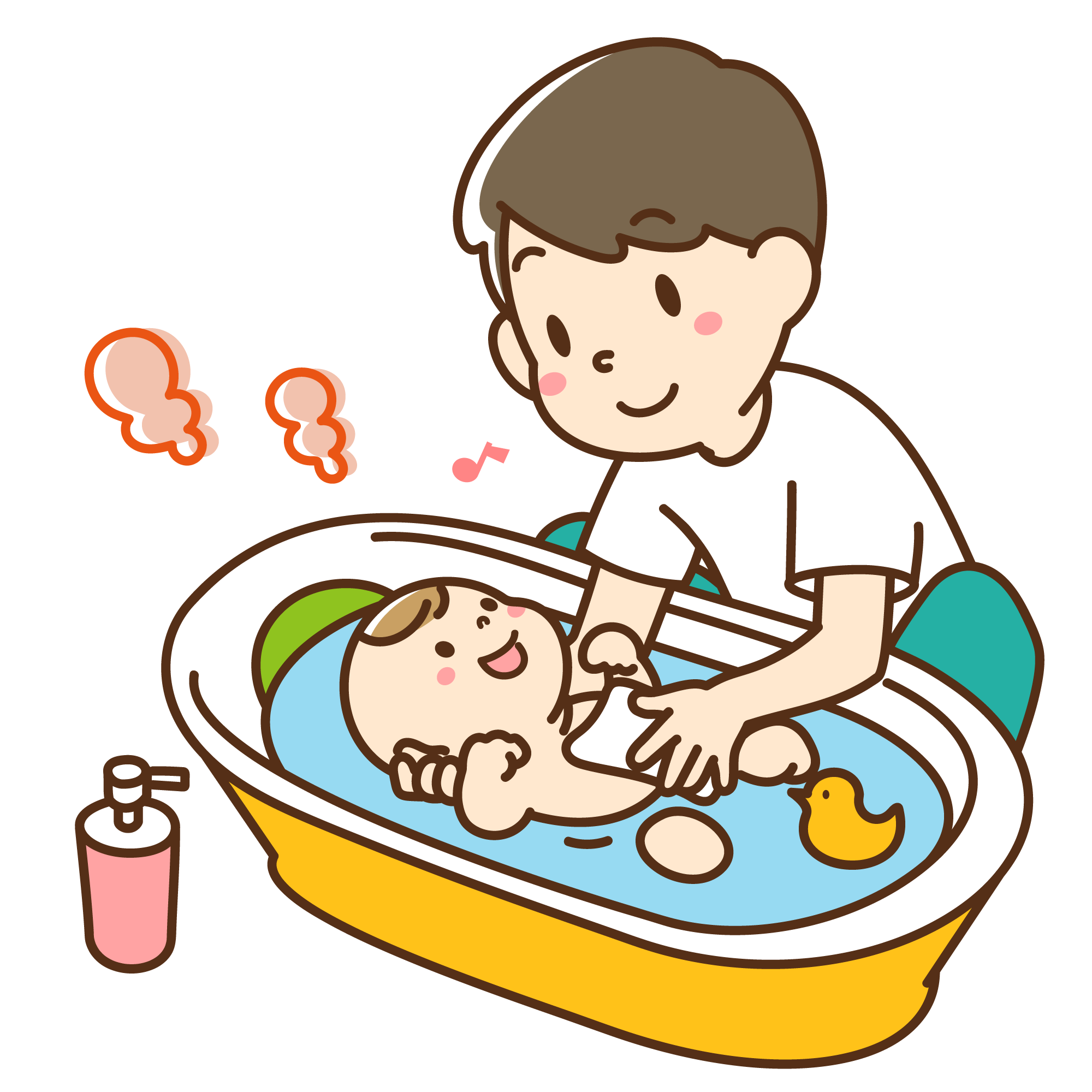 健常新生児における最初の沐浴のタイミングは？