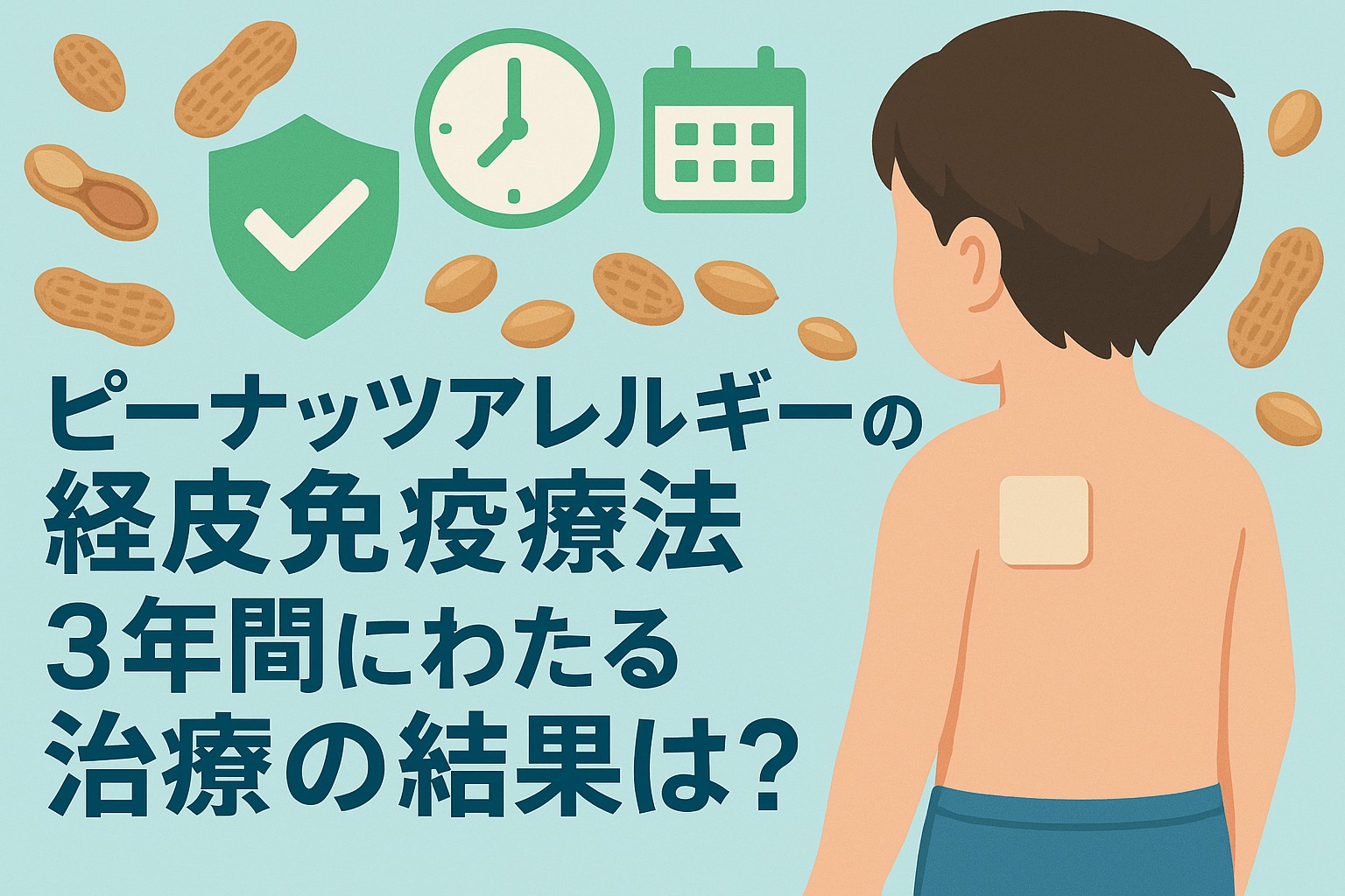 ピーナッツアレルギーへの経皮免疫療法（EPIT）。3年間にわたる治療の結果は？：REALISE試験