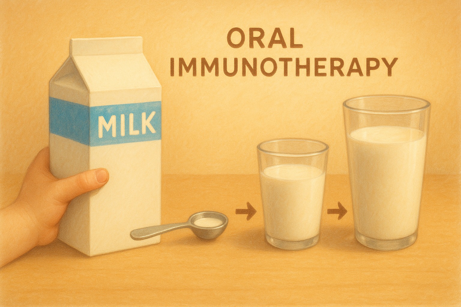 牛乳アレルギー治療後の継続摂取が維持率と安全性に大きな差を生むかもしれない